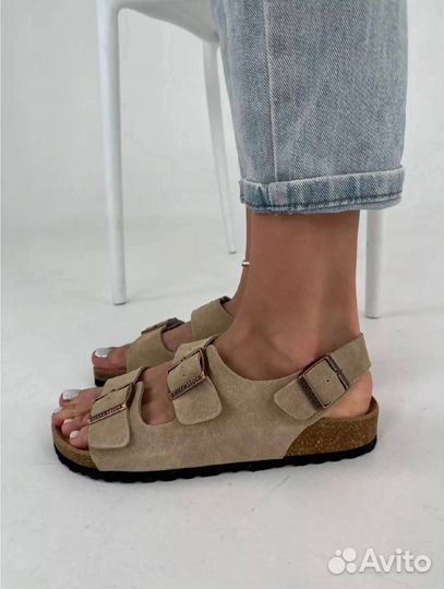 Новые стильные сандалии тапочки Birkenstock жен