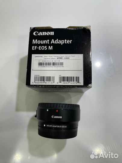 Адаптер Canon Mount Adapter EF-EOS M
