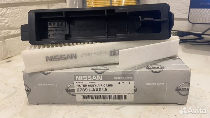 Фильтр салона Nissan Micra K12E 27891AX01A