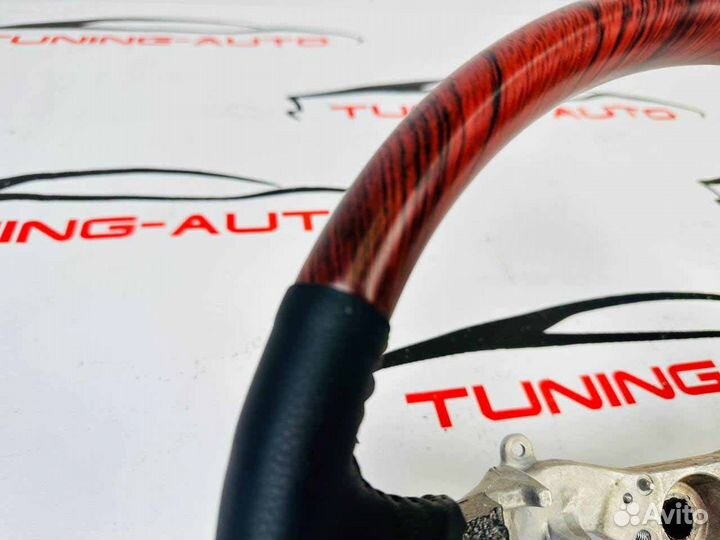 Руль Toyota Camry 40 (красное дерево)