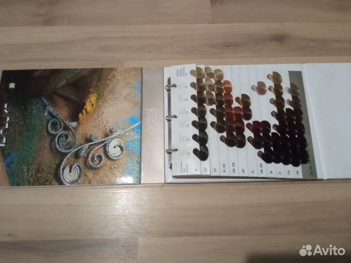 Палитры красок для волос