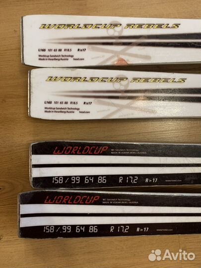 Горные лыжи 158 165 см Head I.GS team Rebels WC