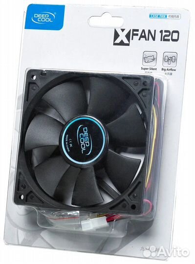 Вентилятор для корпуса Deepcool xfan 120, черный