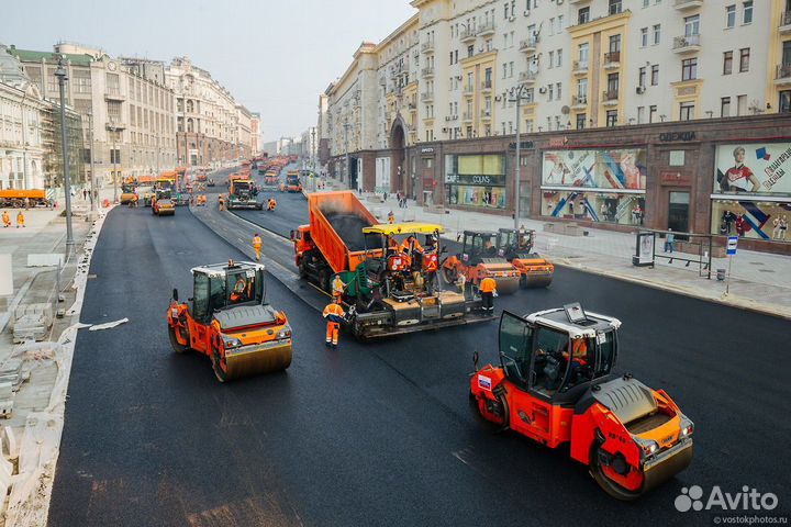 Асфальтирование / Укладка асфальта