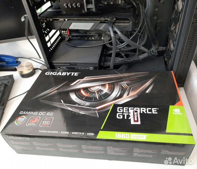 Видеокарта Gigabyte GTX 1660 super gaming OC 6G