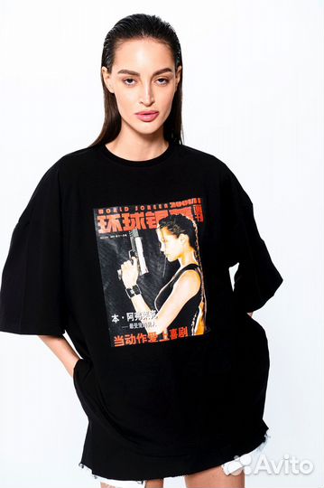 Бланковые футболки плотные оверсайз