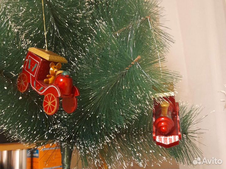 Игрушки (машин/паровозик) елоч дерев Достав Лен.р
