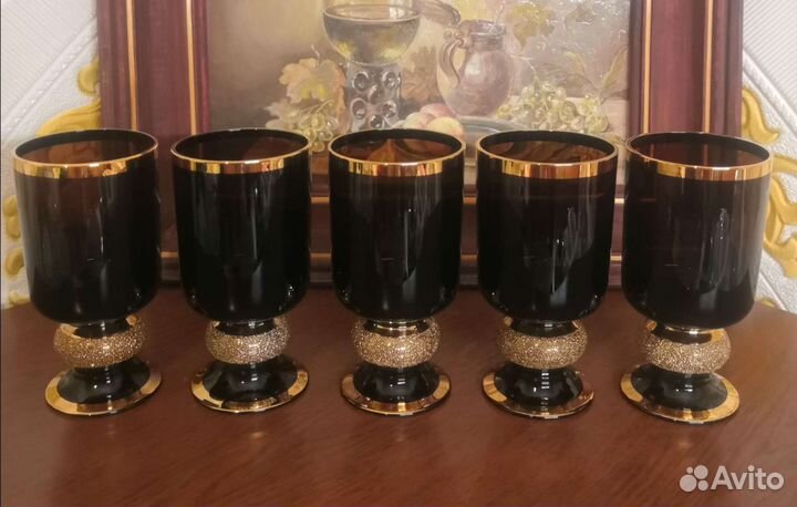 Фужеры, бокалы, рюмки, стопки хрусталь стекло СССР