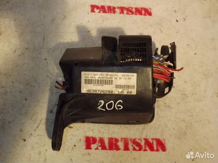 Блок предохранителей Пежо 206