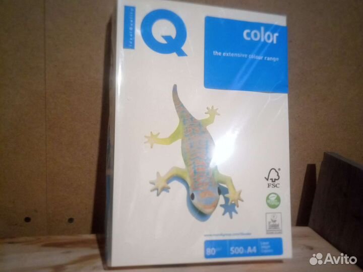 Бумага для печати IQ 80g/m2, 500*a4