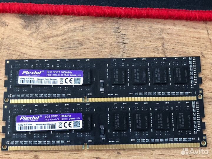 Оперативная память DDR3 16GB 1600