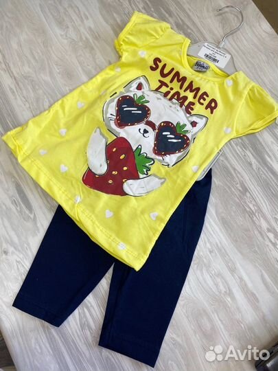 Комплект детский шорты и футболка