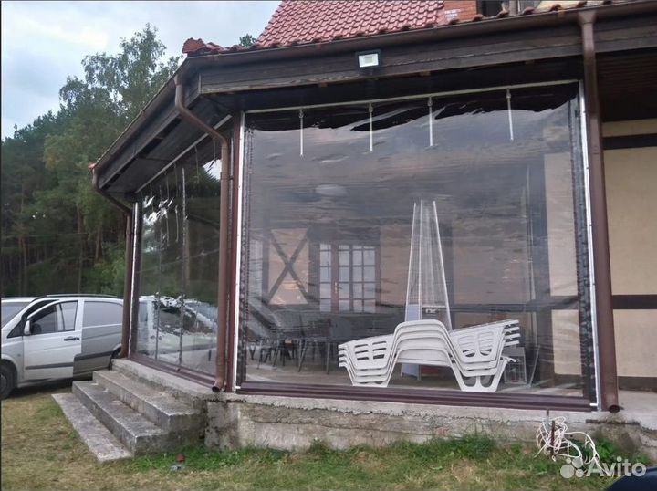 Мягкие окна для беседки