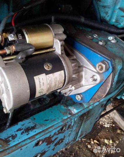 Стартер вместо пускача мтз (без замены маховика)