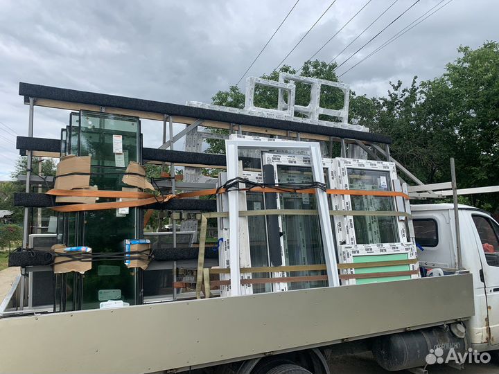 Газель с пирамидой, перевозка окон,без выходных