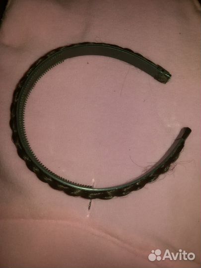 Ободок-косичка, заколки