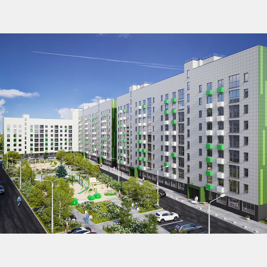 3-к. квартира, 76,3 м², 7/9 эт.