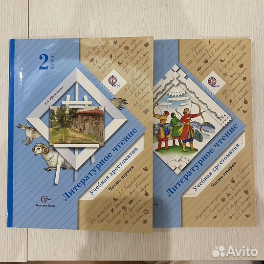 Учебник литерат. чтение 2 кл. 1 и 2 ч. Ефросинина