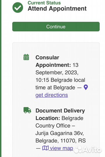 Запись на визу США, бот