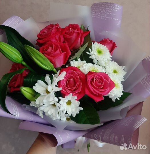 Живые цветы букеты