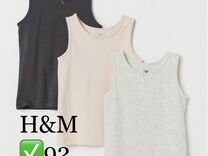 H&M 92 майка/белье 3 шт, новая hm