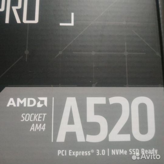 MSI A520M-A PRO(AM4) новая ситилинк