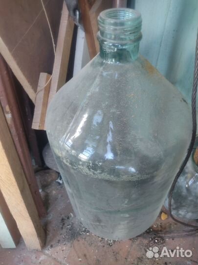 Стеклянная бутыль 10 литров