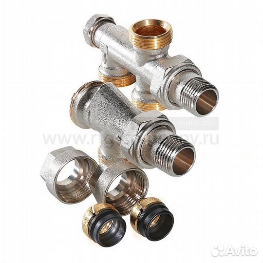 Термостат. узел, для нижнего подключ. радиатора 1