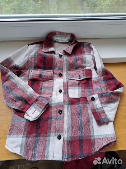 Рубашка и кофта 134