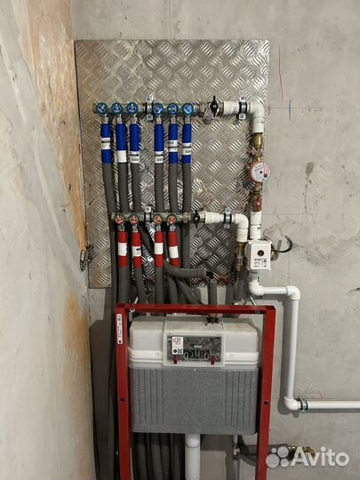 Монтаж котельной. Отопление. Теплый пол