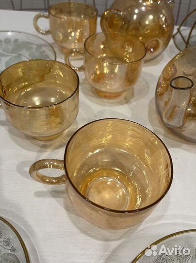 Гутное стекло набор СССР