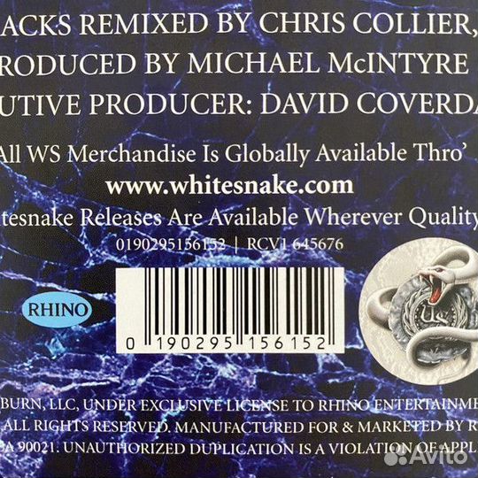 Винил пластинка Whitesnake - 
