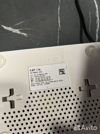 Маршрутизатор Mikrotik hAP lite