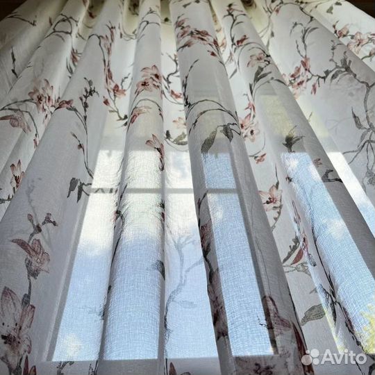 Тюль Curtain & Textile, крепление - лента