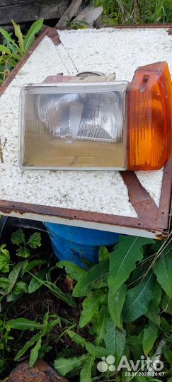 Фара заз 1102 и стекло лобовое и заднее
