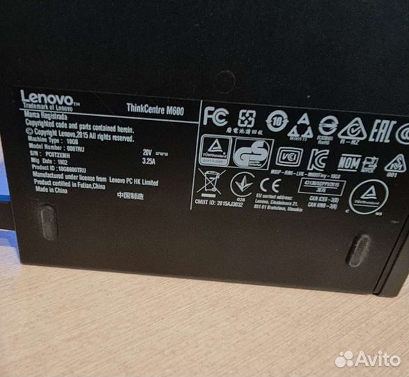 Lenovo thinkcentre m600 с ssd. Мини пк. неттоп