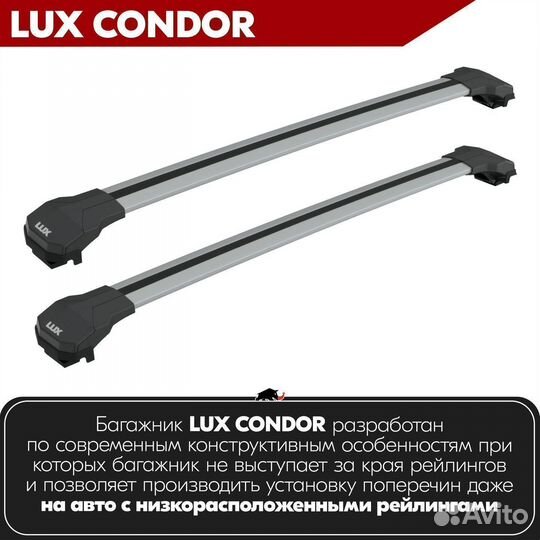 Багажник condor Silver Renault Scenic 3 2012-2016