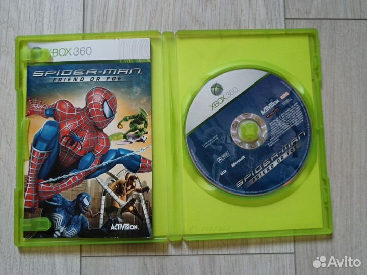 Игра Xbox 360 spider man человек паук лицензия