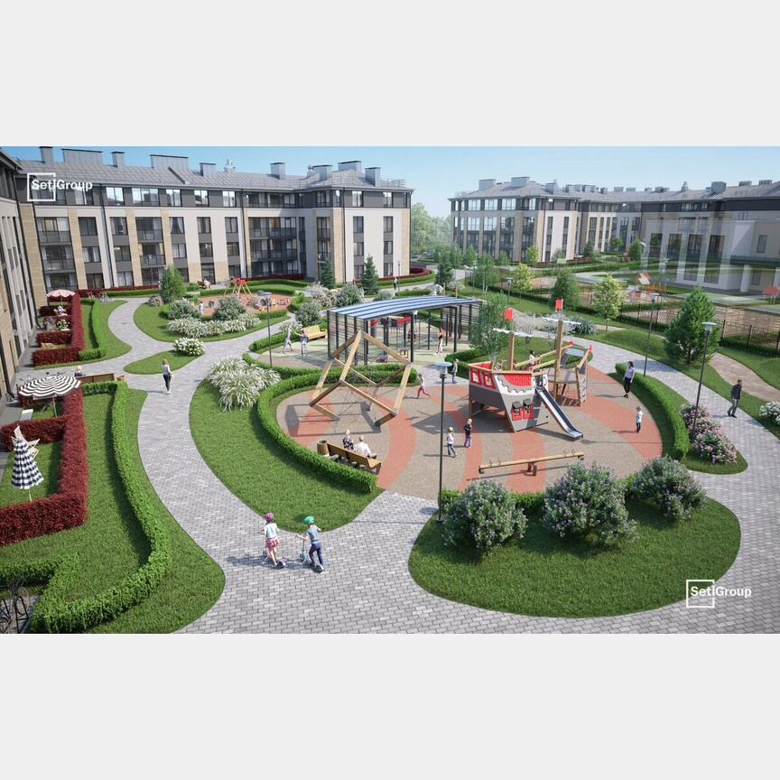 1-к. квартира, 38,7 м², 1/4 эт.
