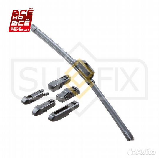 Щетка стеклоочистителя бескаркасная, 430мм