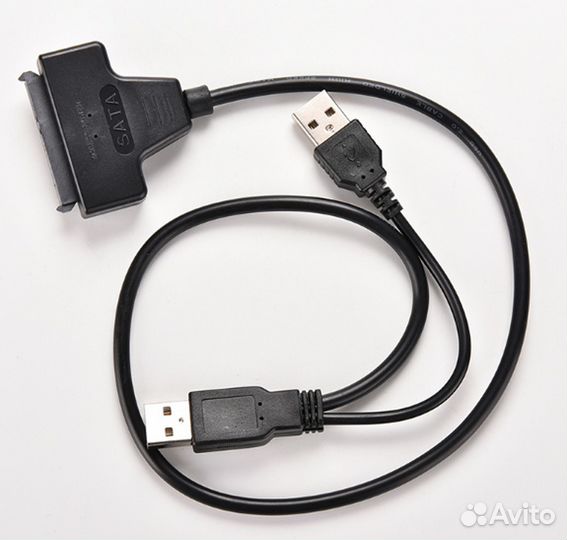 Кабель-переходник SATA USB с разъемом для DC12V