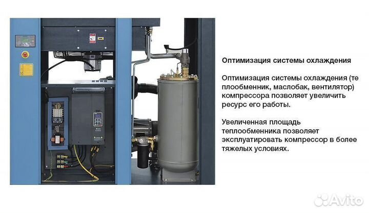 Компрессор 90 кВт винтовой с прямым приводом