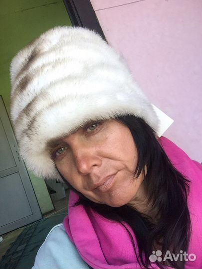 Шапка норка с биркой