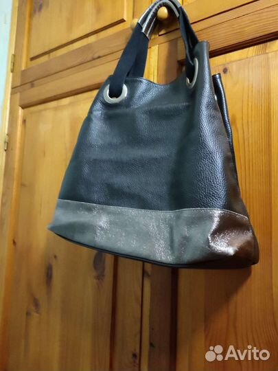 Сумка женская натуральная кожа италия