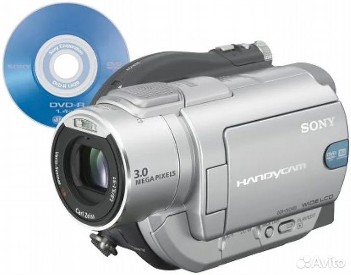 Sony DCR-DVD405 3-мегапиксельная DVD-видеокамера