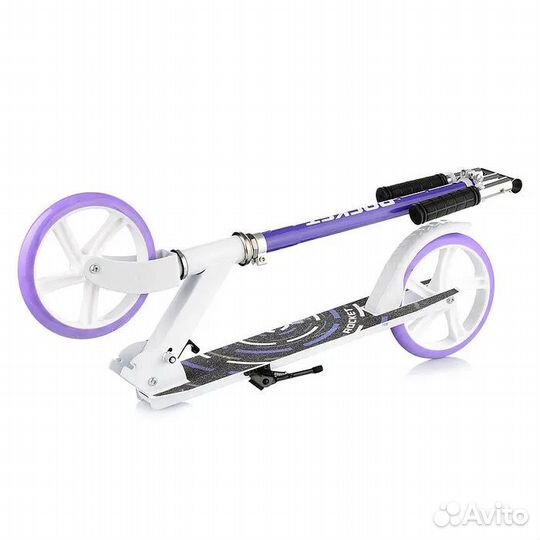 Самокат rocket R0066, 200 мм, сиреневый