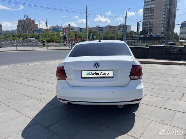 Volkswagen Polo 1.6 AT, 2018, 58 250 км