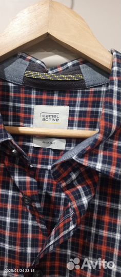 Мужская рубашка в клетку