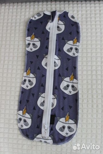 Пеленальный кокон и шапочка mjolk Панды