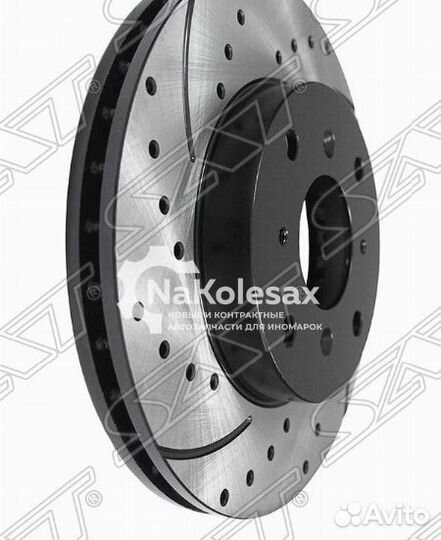 Комплект дисков тормозных передний перфорированные